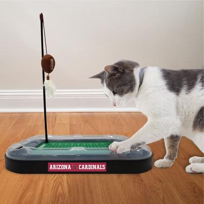Show full view: Pets First Football Field Cat Scratcher Toy with Catnip, Arizona Cardinals slide 5 of 5