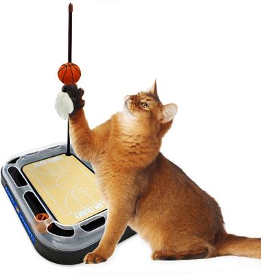 Show full view: Pets First Basketball Cat Scratcher Toy with Catnip, Kansas slide 5 of 6