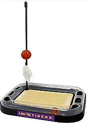 Pets First Basketball Cat Scratcher Toy with Catnip, LSU