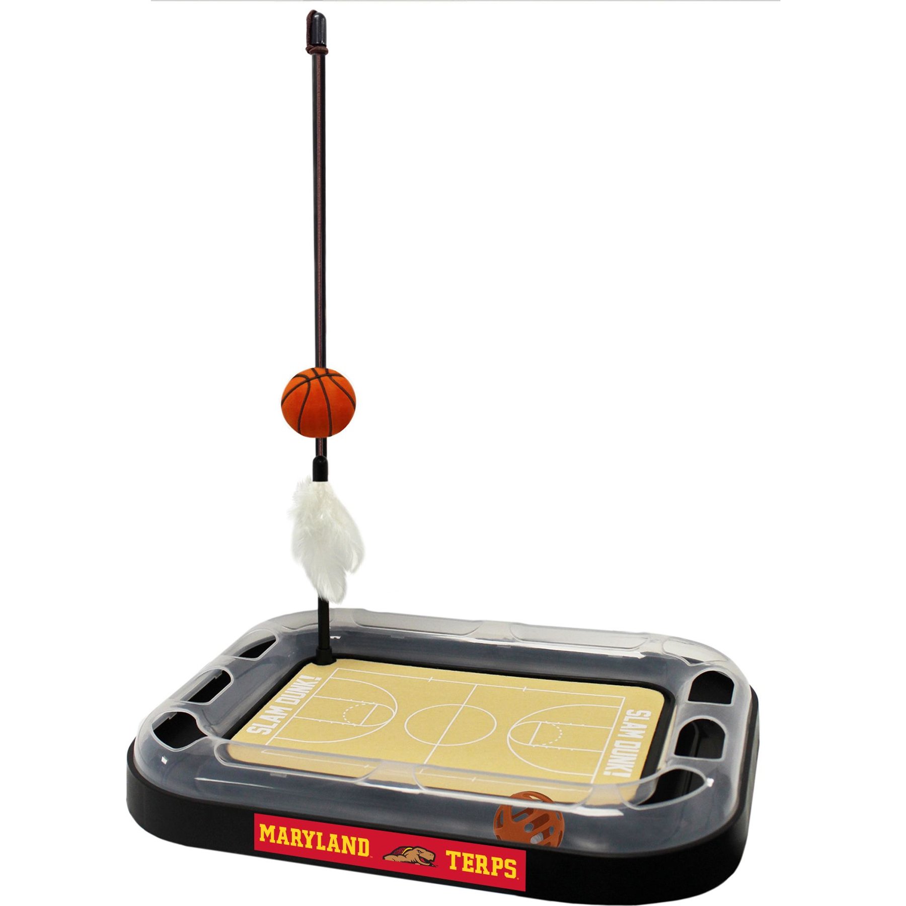 Pets First Basketball Cat Scratcher Toy with Catnip, Maryland