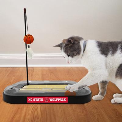 Show full view: Pets First Basketball Cat Scratcher Toy with Catnip, North Carolina State slide 3 of 5