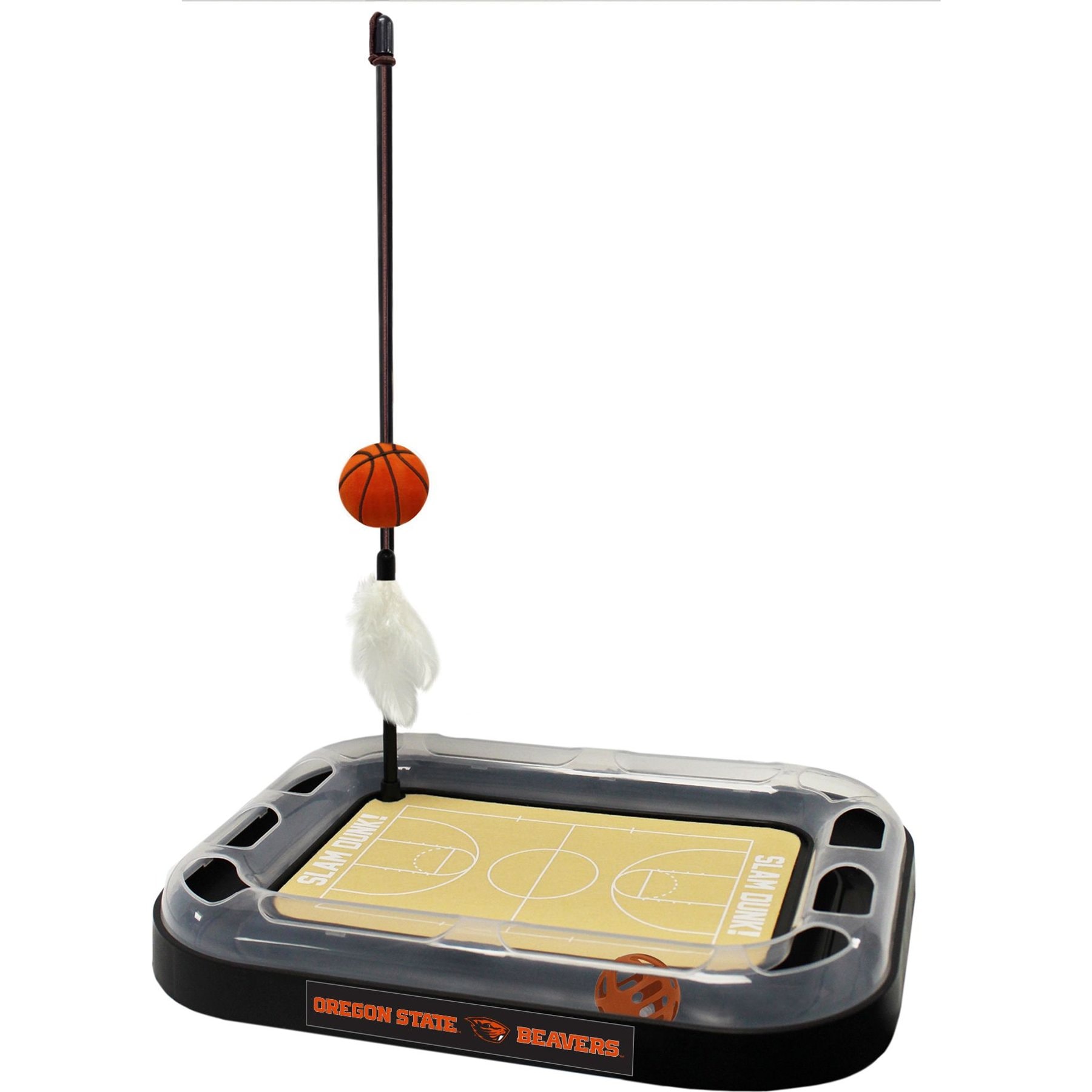 Pets First Pets First Basketball Cat Scratcher Toy with Catnip, Oregon State