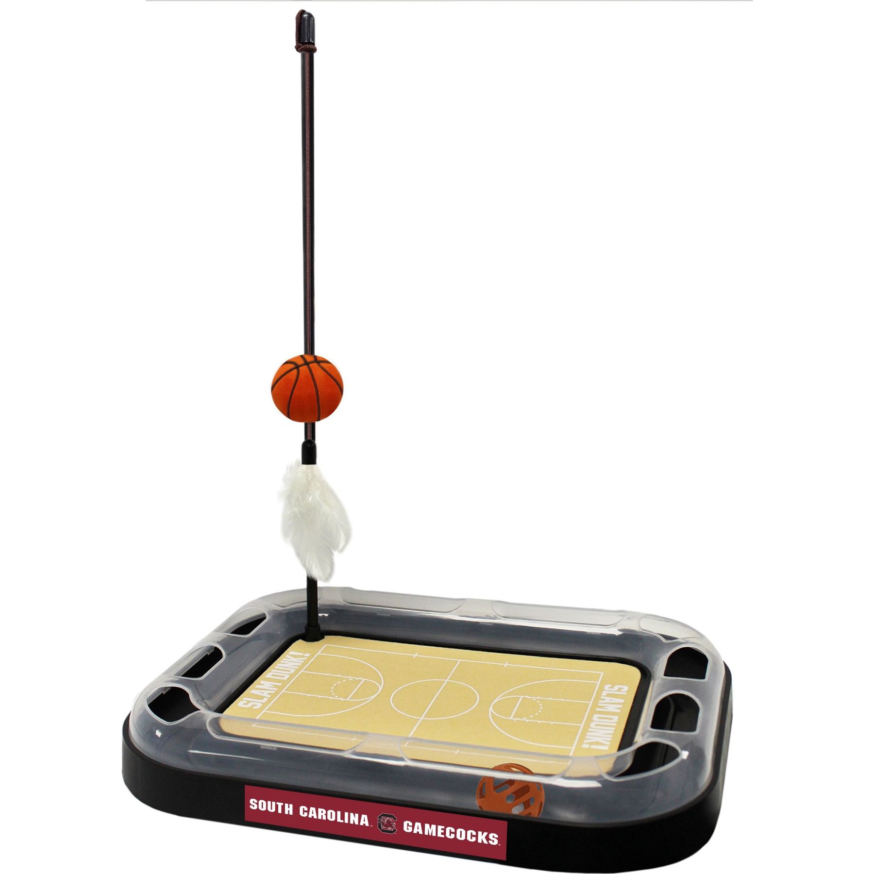 Pets First Basketball Cat Scratcher Toy with Catnip, South Carolina