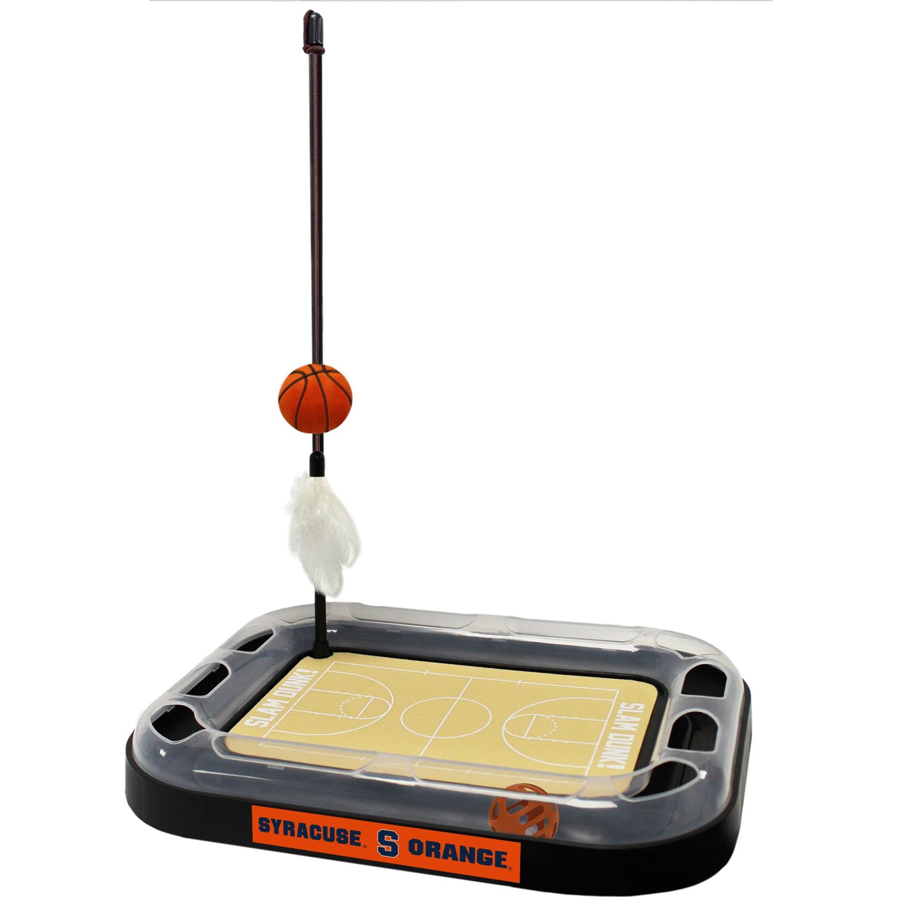 Pets First Basketball Cat Scratcher Toy with Catnip, Syracuse