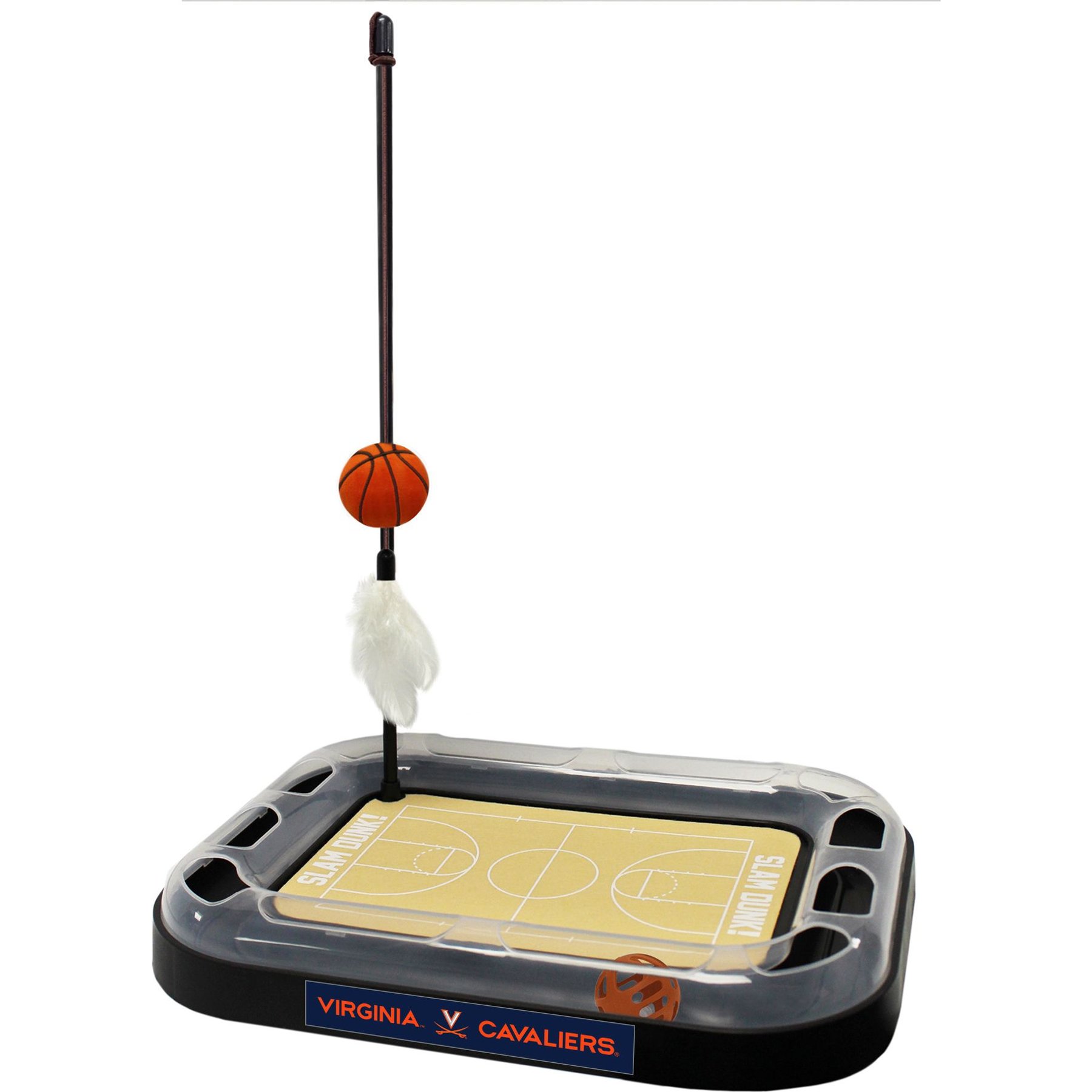 Pets First Basketball Cat Scratcher Toy with Catnip, University of Virginia