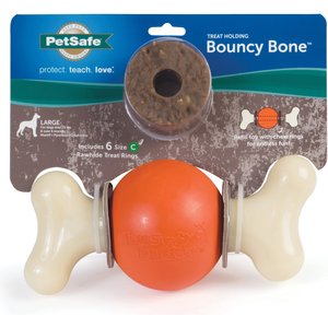 Starmark Treat Ringer Hot Dog Toy, Medium, Petco