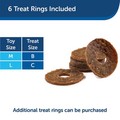 Show full view: PetSafe Busy Buddy Bouncy Bone Treat Dispenser Tough Dog Chew Toy, Large, Orange slide 8 of 13