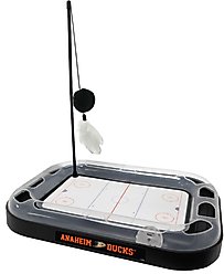 Pets First Hockey Cat Scratcher Toy with Catnip, Anaheim Ducks