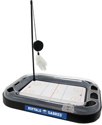Pets First Hockey Cat Scratcher Toy with Catnip, Buffalo Sabres