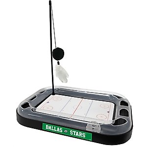 Pets First Hockey Cat Scratcher Toy with Catnip, Dallas Stars