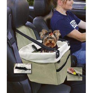 Etna Dog & Cat Car Booster Seat, Tan