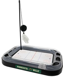 Pets First Hockey Cat Scratcher Toy with Catnip, Minnesota Wild slide 1 of 5