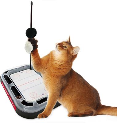 Show full view: Pets First Hockey Cat Scratcher Toy with Catnip, New Jersey Devils slide 4 of 6