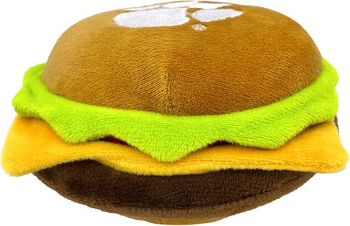 Show full view: Pets First Hamburger Squeaky Dog Chew Toy, Clemson slide 3 of 7