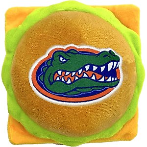 Pets First Hamburger Squeaky Dog Chew Toy, Florida