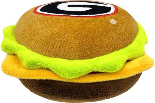 Show full view: Pets First Hamburger Squeaky Dog Chew Toy, Georgia slide 2 of 6