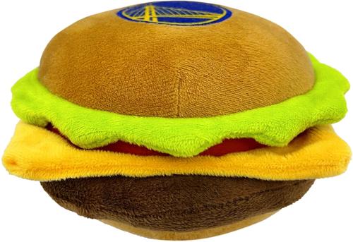 Show full view: Pets First Hamburger Squeaky Dog Chew Toy, Golden State Warriors slide 3 of 7