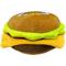 Show in main carousel: Pets First Hamburger Squeaky Dog Chew Toy, LA Lakers slide 3 of 7