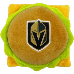 Pets First Hamburger Squeaky Dog Chew Toy, Las Vegas Golden Knights