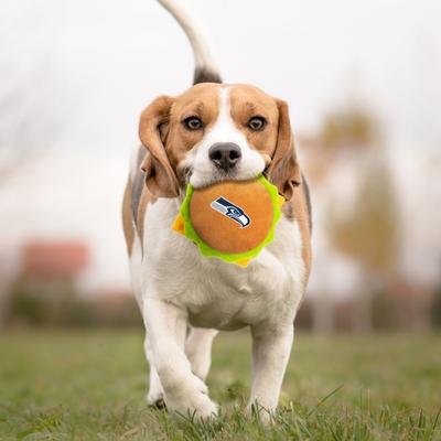 Show full view: Pets First Hamburger Squeaky Dog Chew Toy, Seattle Seahawks slide 4 of 6