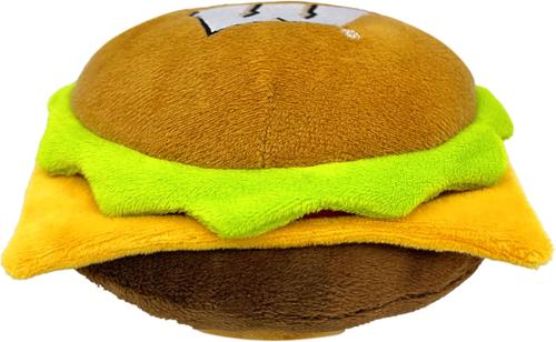 Show full view: Pets First Hamburger Squeaky Dog Chew Toy, Wisconsin slide 2 of 6