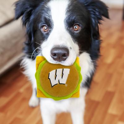 Show full view: Pets First Hamburger Squeaky Dog Chew Toy, Wisconsin slide 3 of 6