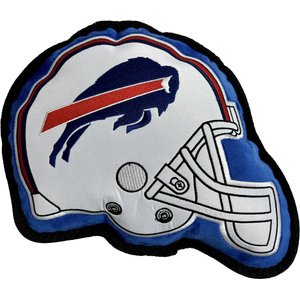 Pets First Helmet Tough Squeaky Dog Chew Toy, Buffalo Bills