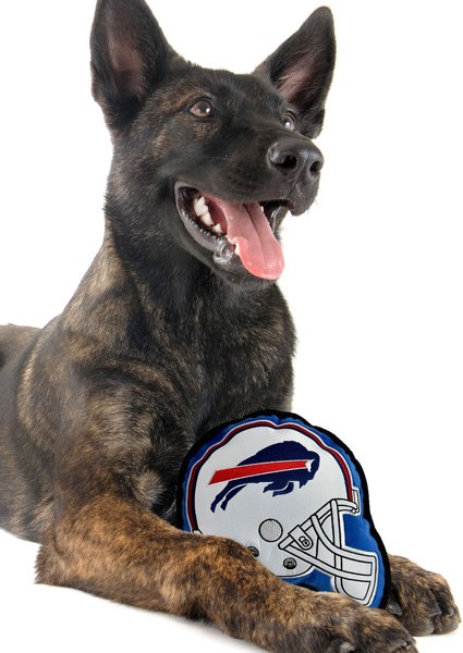 Show full view: Pets First Helmet Tough Squeaky Dog Chew Toy, Buffalo Bills slide 3 of 6