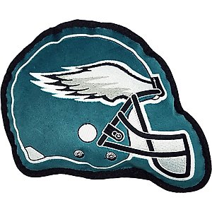 Pets First Helmet Tough Squeaky Dog Chew Toy, Philadelphia Eagles