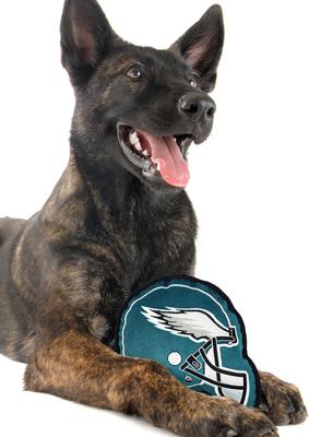 Show full view: Pets First Helmet Tough Squeaky Dog Chew Toy, Philadelphia Eagles slide 3 of 6