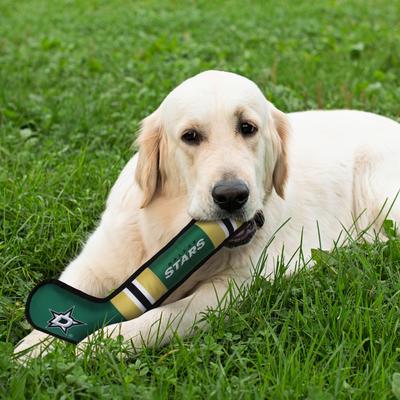 Show full view: Pets First Hockey Stick Tough Squeaky Dog Chew Toy, Dallas Stars slide 3 of 6