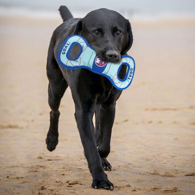 Show full view: Pets First Hockey Tug Tough Squeaky Dog Chew Toy, New York Islanders slide 4 of 6