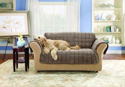 Sure Fit Deluxe Loveseat Cover, Sable slide 2 of 8