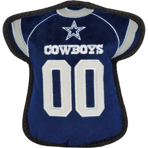 Pets First Jersey Tough Squeaky Dog Chew Toy, Dallas Cowboys