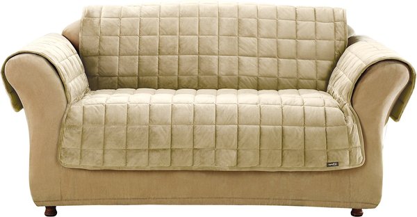 Sure Fit Deluxe Loveseat Cover, Ivory slide 1 of 3