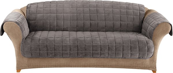 Sure Fit Deluxe Sofa Cover, Gray slide 1 of 5