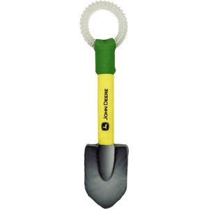 Pets First John Deere Shovel Tough Squeaky Dog Chew Toy