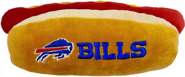 Show full view: Pets First Hot Dog Squeaky Dog Chew Toy, Buffalo Bills slide 1 of 6