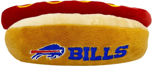 Show full view: Pets First Hot Dog Squeaky Dog Chew Toy, Buffalo Bills slide 2 of 6