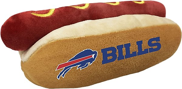 Show full view: Pets First Hot Dog Squeaky Dog Chew Toy, Buffalo Bills slide 5 of 6