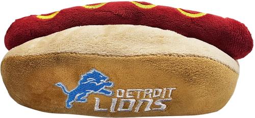 Show full view: Pets First Hot Dog Squeaky Dog Chew Toy, Detroit Lions slide 2 of 6