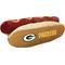 Show in main carousel: Pets First Hot Dog Squeaky Dog Chew Toy, Green Bay Packers slide 2 of 7