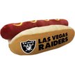Show in main carousel: Pets First Hot Dog Squeaky Dog Chew Toy, Las Vegas Raiders slide 3 of 6