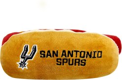 Pets First Hot Dog Squeaky Dog Chew Toy, San Antonio Spurs