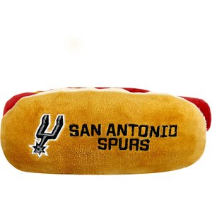 Pets First Hot Dog Squeaky Dog Chew Toy, San Antonio Spurs