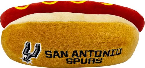 Show full view: Pets First Hot Dog Squeaky Dog Chew Toy, San Antonio Spurs slide 3 of 8