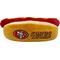 Show in main carousel: Pets First Hot Dog Squeaky Dog Chew Toy, San Francisco 49ers slide 2 of 6