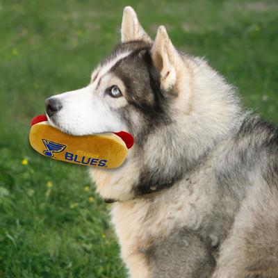 Show full view: Pets First Hot Dog Squeaky Dog Chew Toy, St. Louis Blues slide 5 of 7