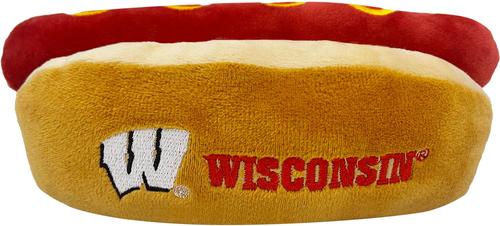 Show full view: Pets First Hot Dog Squeaky Dog Chew Toy, Wisconsin slide 2 of 7