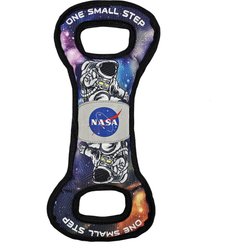 Pets First NASA Pull One Small Step Tough Squeaky Dog Chew Toy